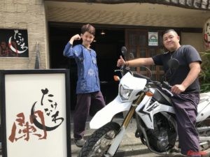 オフロードバイクを愛する街の人気店を紹介!  東京・神田神保町　割烹小料理　たけなわ・闌