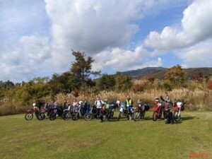 いろいろありつつケガなく終わった紅葉狩り温泉キャンプツーリング