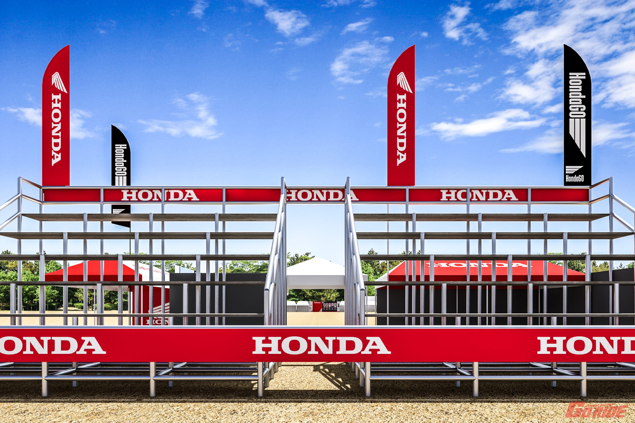 Honda応援席が設置されます!